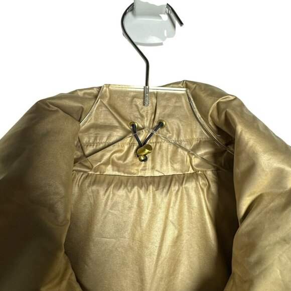 Polo Ralph Lauren Golf Women’s Size Large Reversible Puffer Vest Navy Blue Gold - Picture 7 of 13